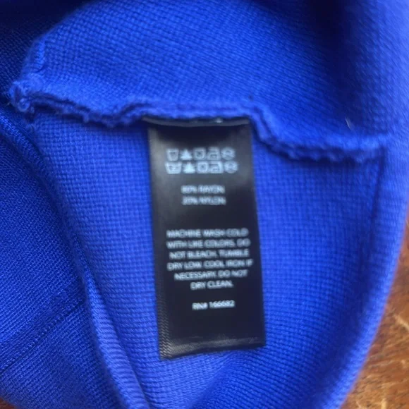 House Of Harlow 1960 NWOT “Corset” Stretchy Blue Knit Tank Crop Top summer sz XS - Picture 7 of 8